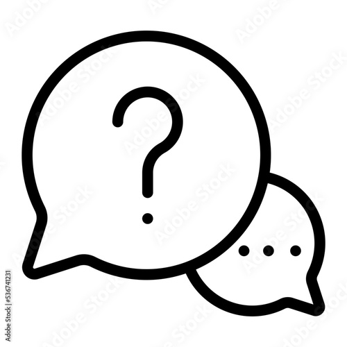 question line icon