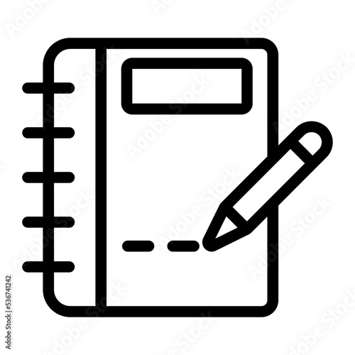 sketchbook line icon