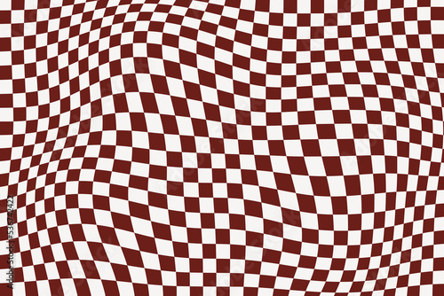 Wavy checkered Pattern background