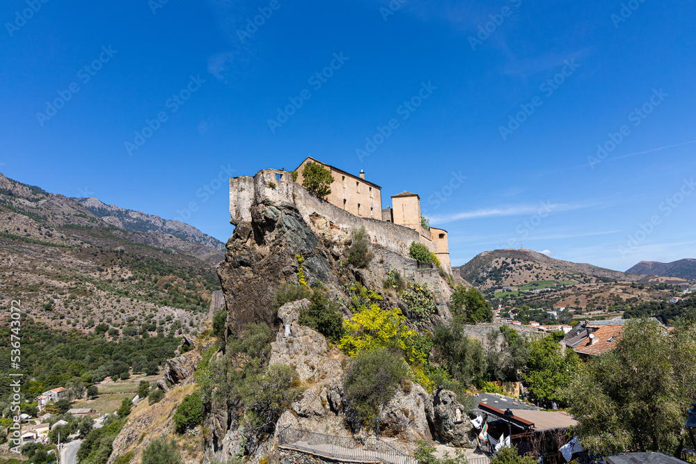 Die Zitadelle von Corte, Korsika
