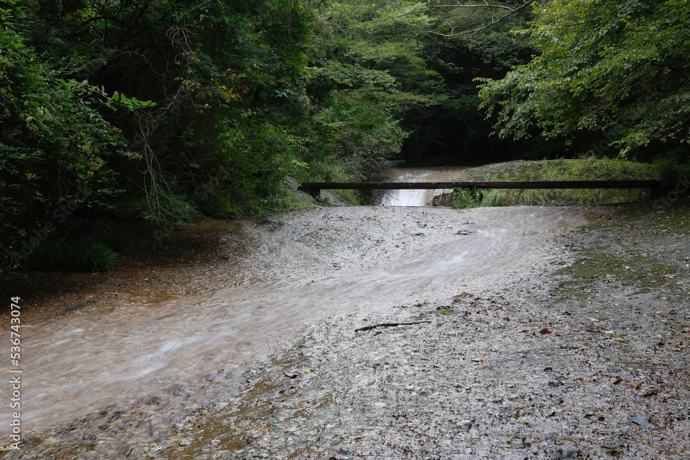 Fototapeta premium 愛媛県東温市 滑川渓谷