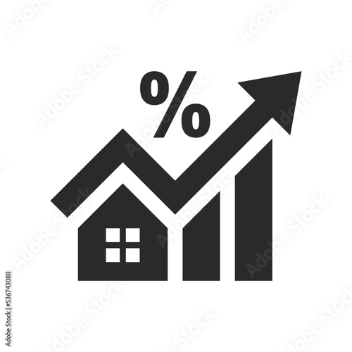 Stampa su tela Mortgage rate icon