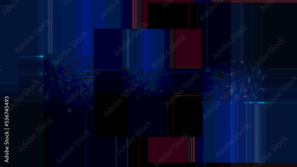 blue background moves indefinitely. cool