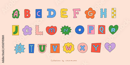 Ransom Note Letter Cut Out Alphabet