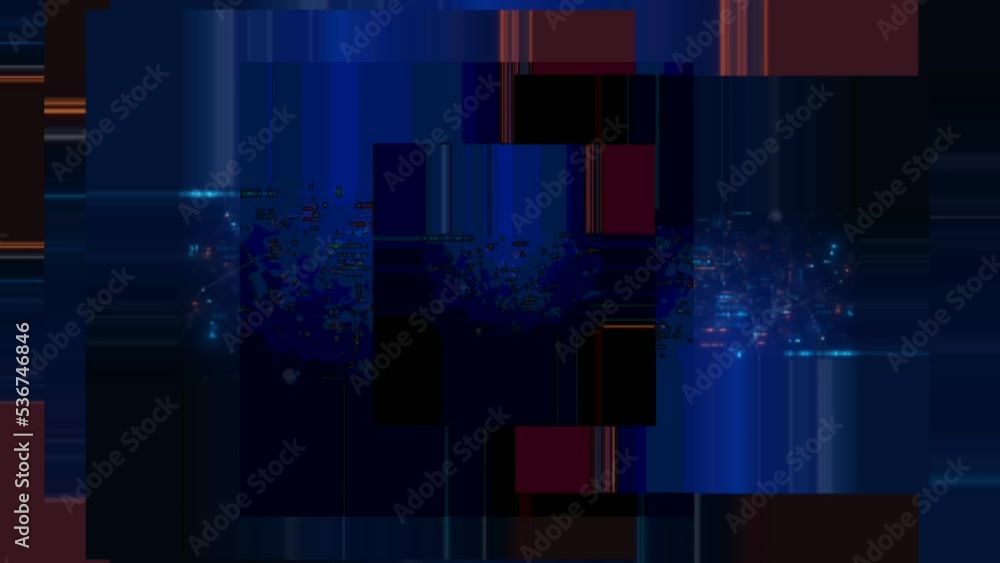 blue background moves indefinitely. cool