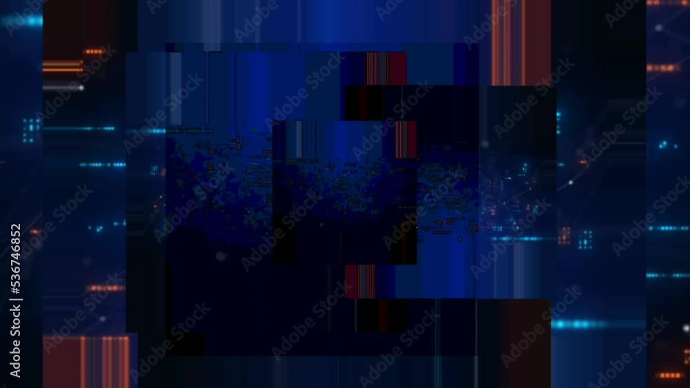 blue background moves indefinitely. cool