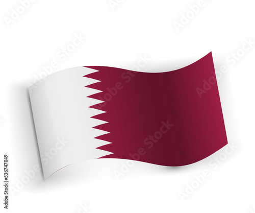 Qatar national flag
