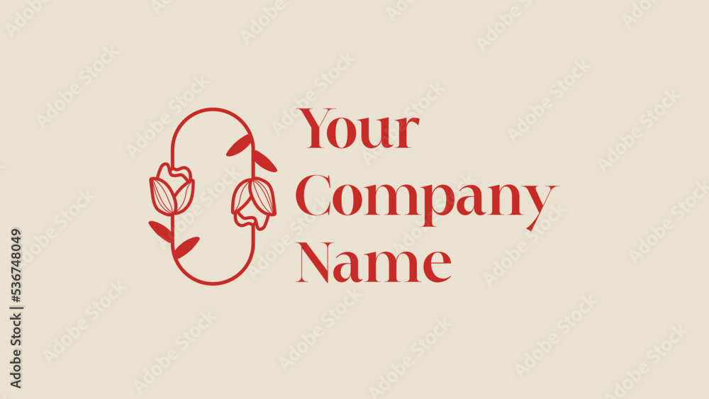 Flower Shop Vector Logo Flower Shop Vector Logo