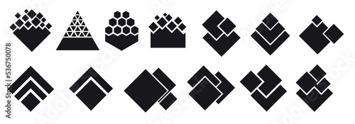 particle stone product logo interior business decorative