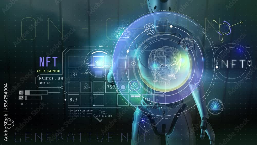 Artificial intelligence is working on the NFT collection Artificial intelligence is working on the NFT collection