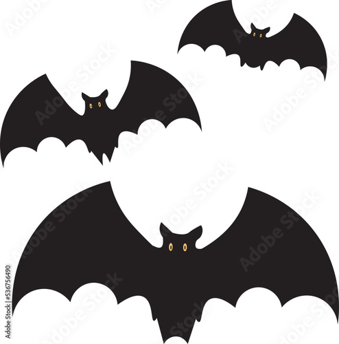 Halloween theme evil bat hanging on a tree branch - funny monster vector design. Isolated in white background. creepy scene