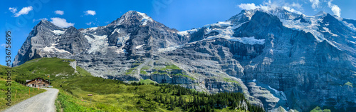 Panorama von Eiger, Mönch und Jungfrau photo