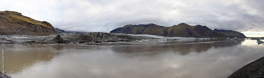 Svínafellsjökull - the glacier in Skaftafell national park, Iceland