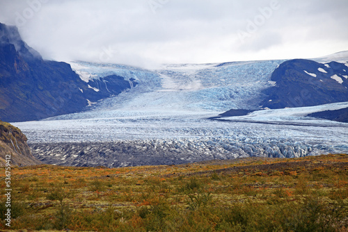 Sv  nafellsj  kull - the glacier in Skaftafell national park  Iceland