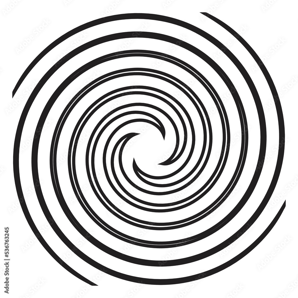 Twist element line art vector illustration Twist element line art vector illustration