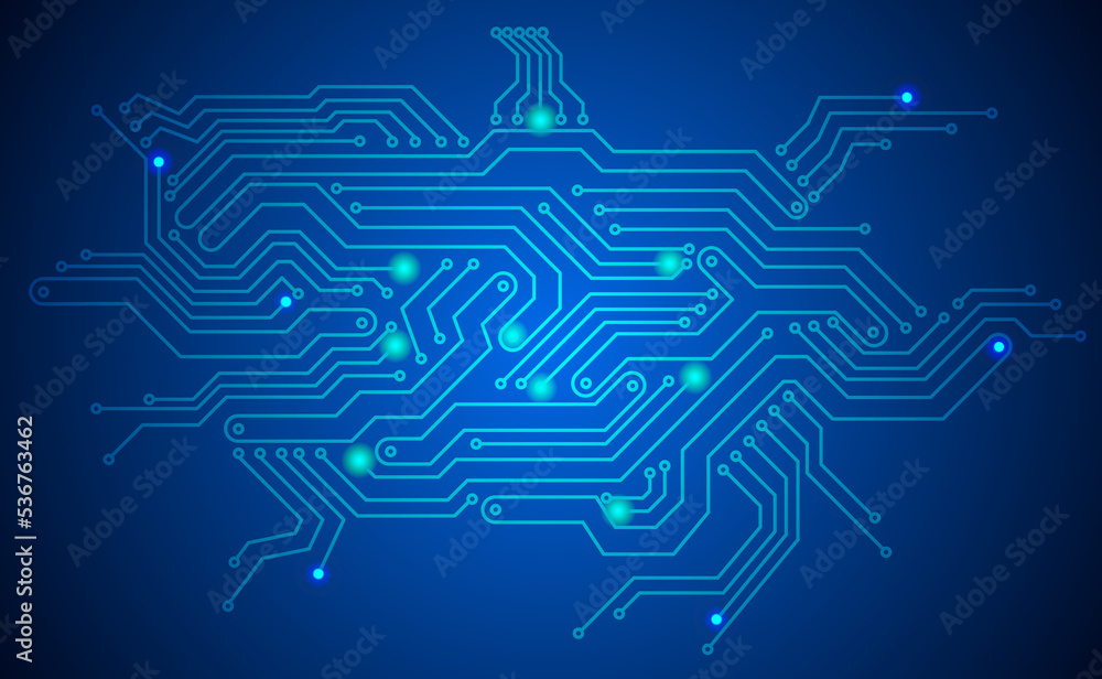 Electronics board. Circuit engineering technology concept. High tech digital data connection system or computer electronic microcircuit design Electronics board. Circuit engineering technology concept. High tech digital data connection system or computer electronic microcircuit design