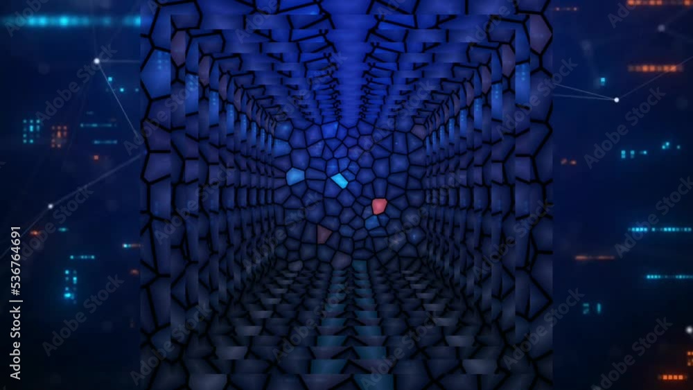 blue background moves indefinitely. cool