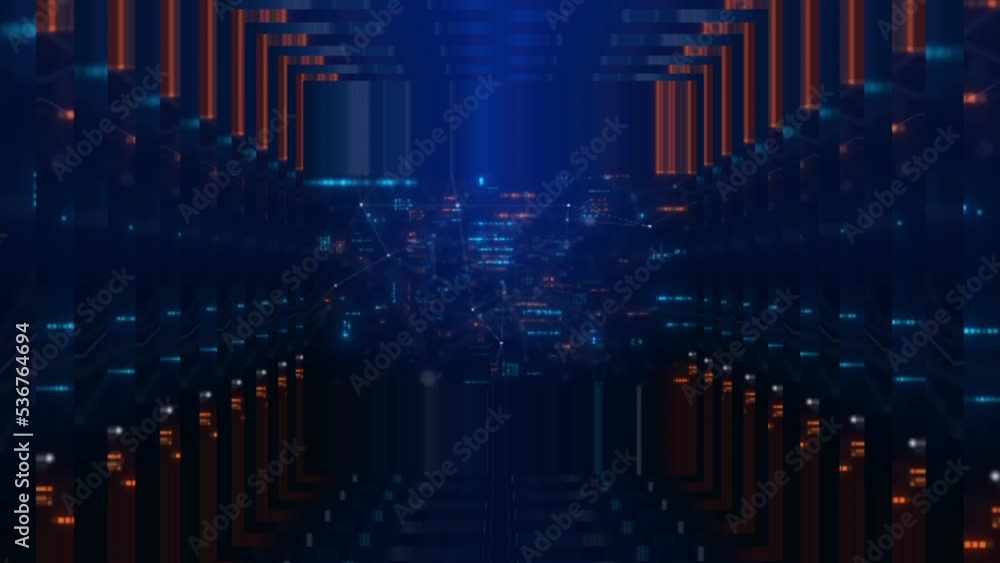 blue background moves indefinitely. cool