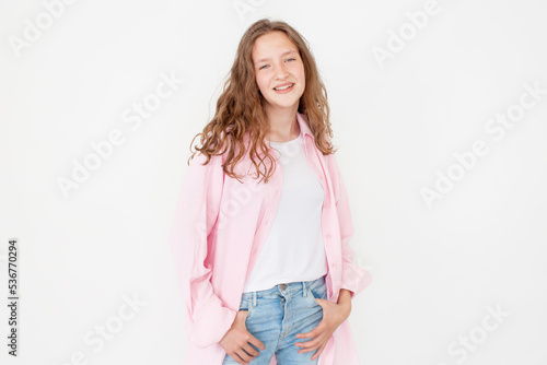 Cut young girl with happy smile © Tatyana Gladskih