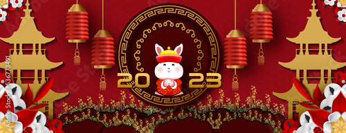 Happy Chinese Holidays 2023 with festive celebrations.