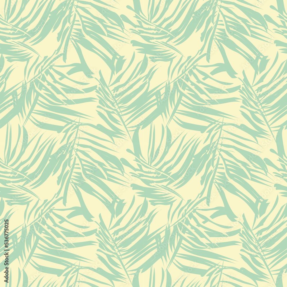 Fototapeta premium Tropical Leaf Seamless Pattern Design