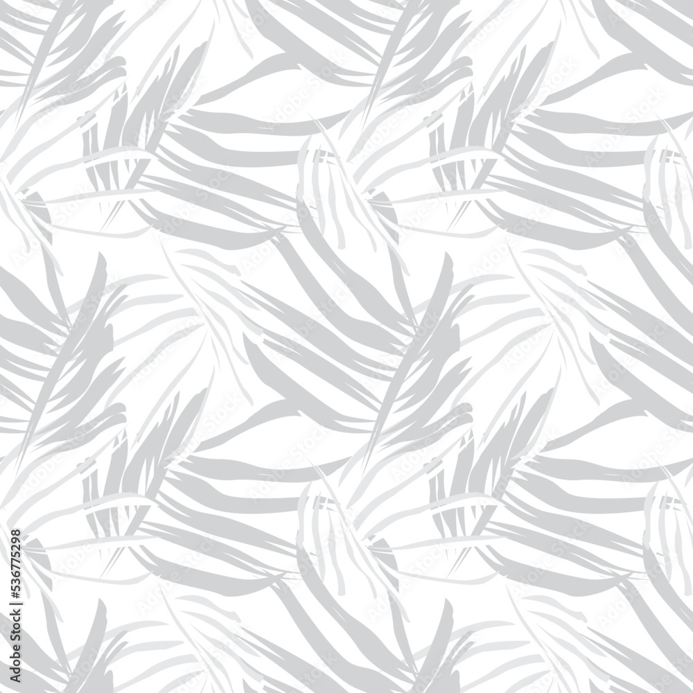 Tropical Leaf Seamless Pattern Design Tropical Leaf Seamless Pattern Design