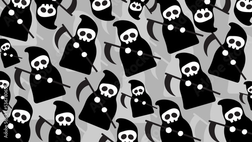 Art illustration background seamless design concept colorful icon symbol logo of ghost