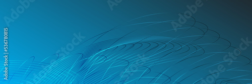 Abstract blue background with lines