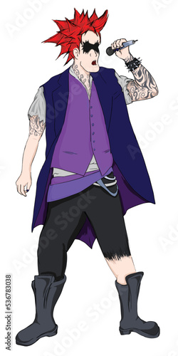 Rockstar goth singing