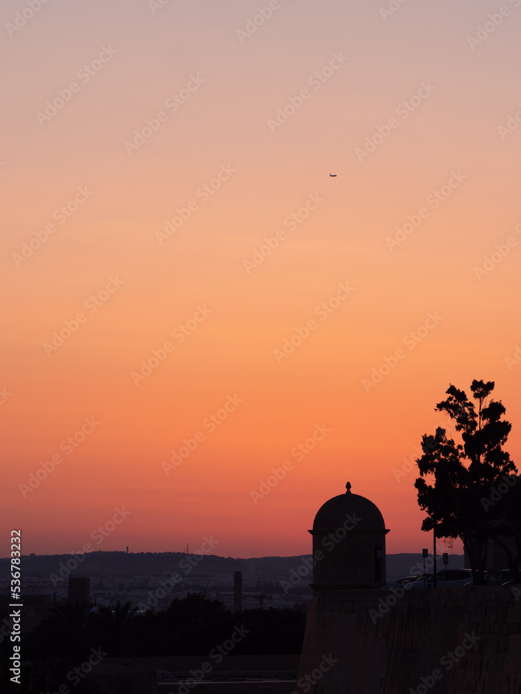 Obraz premium A sunset in Malta