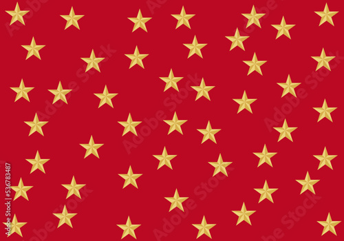 Icono de estrellas doradas de navidad. 