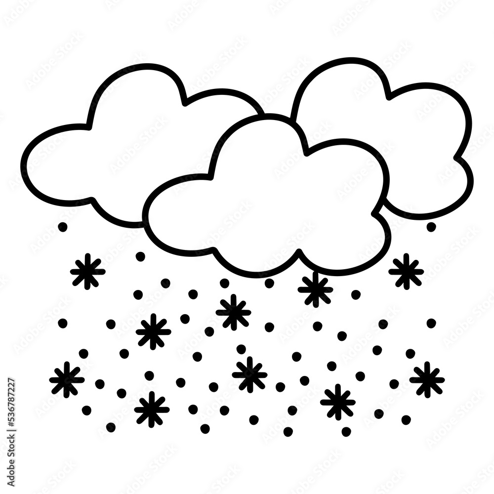 Winter snowflakes shape - snow design element - christmas snowfall happy new year theme Winter snowflakes shape - snow design element - christmas snowfall happy new year theme