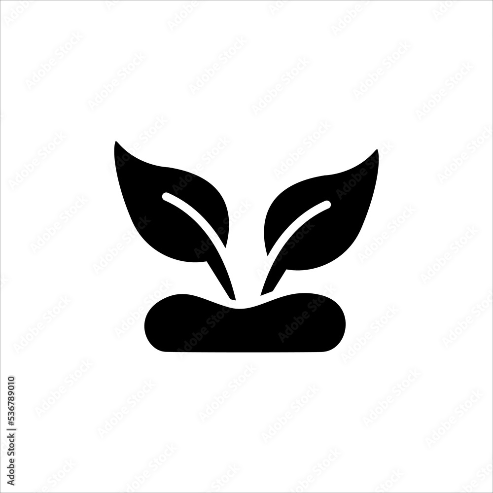Art illustration abstract icon logo charity and solidarity emblem symbol love tree