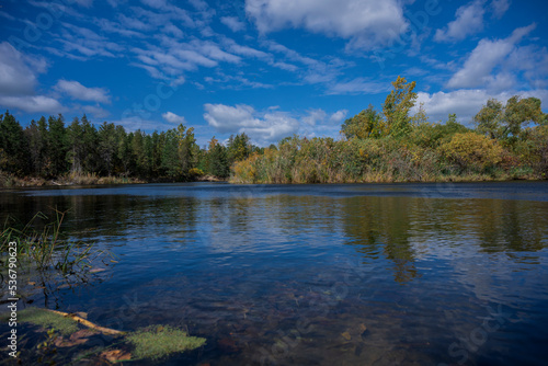 Lake in a sunny day