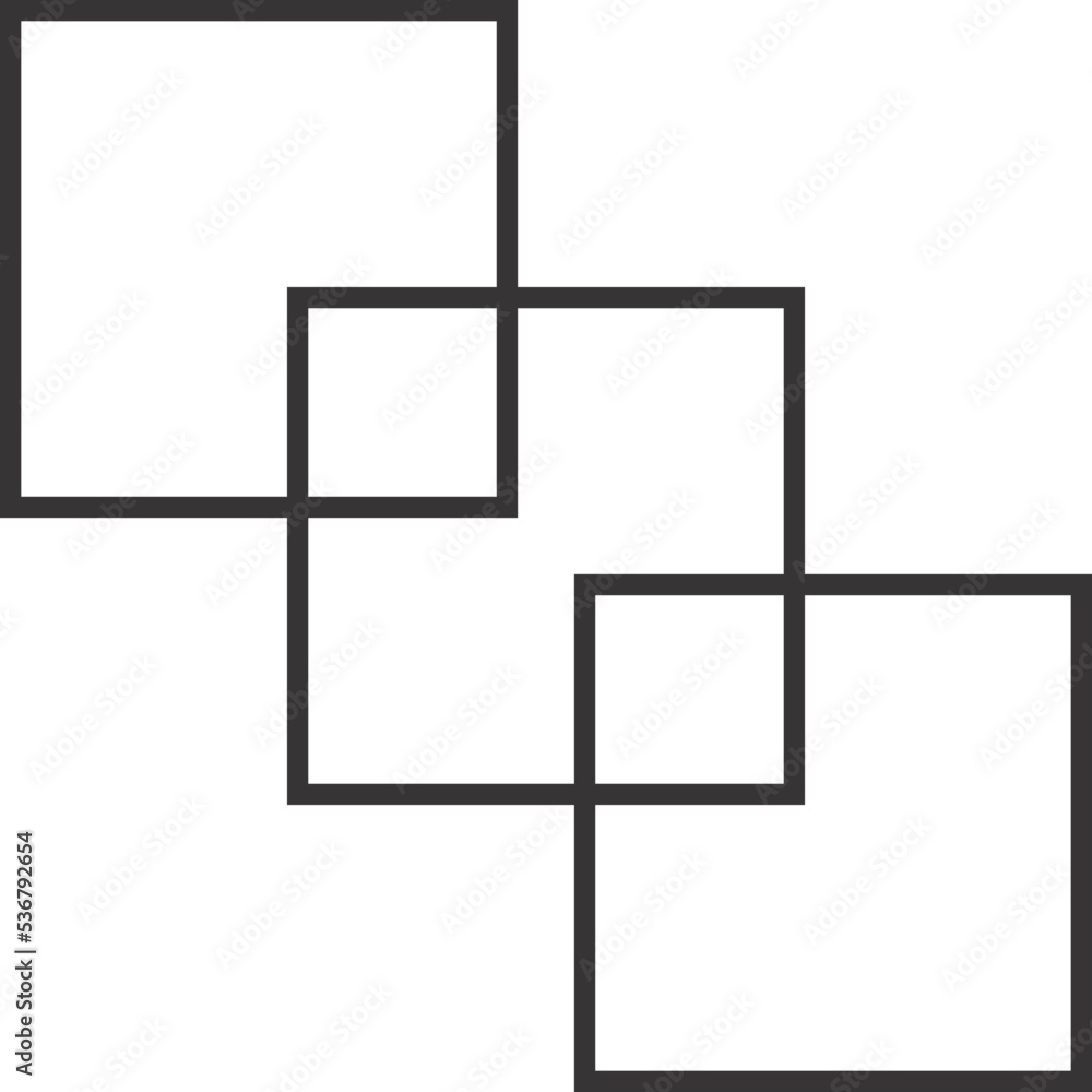 Abstract geometric memphis element vector