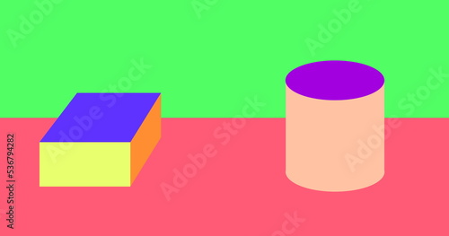 Colorful Abstact Designs Punchy Background