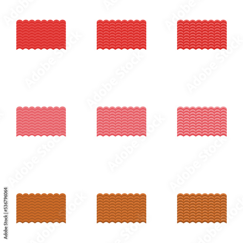 A vector drawn ground meat illustration with various colors and amount of details