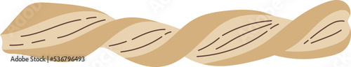 Twist Pastry Puff Bakery Illustration