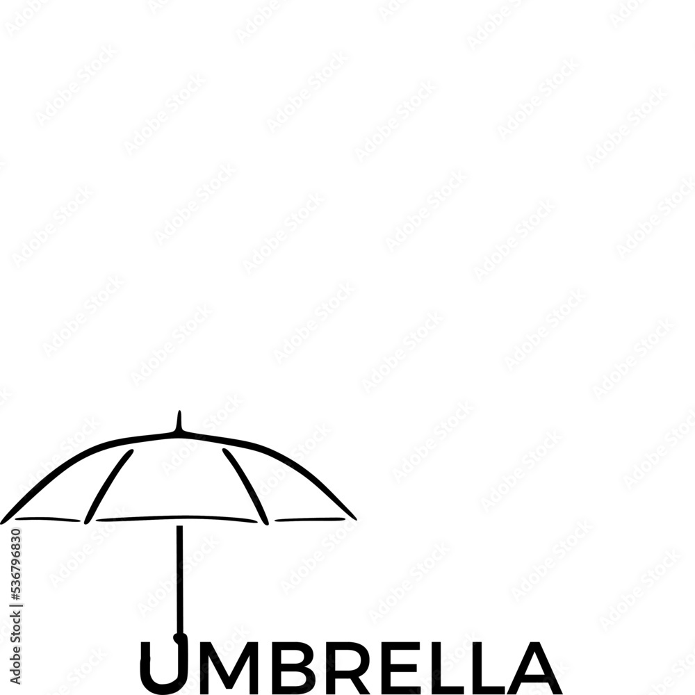 umbrella and rain logo illustration umbrella and rain logo illustration