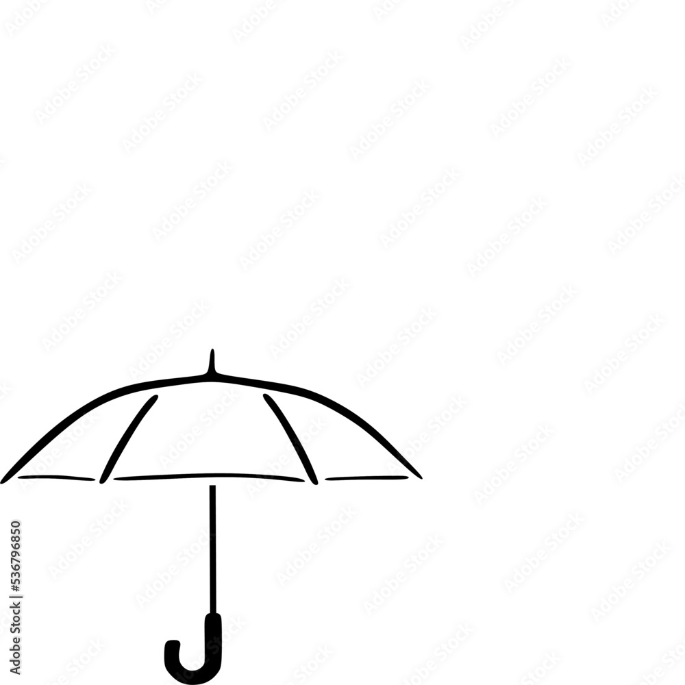 umbrella isolated on white