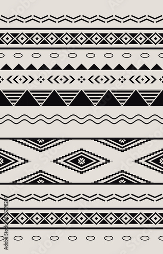 Carpet pattern. Seamless geometry. Western handmade saddle blanket rug pattern, Aztec,