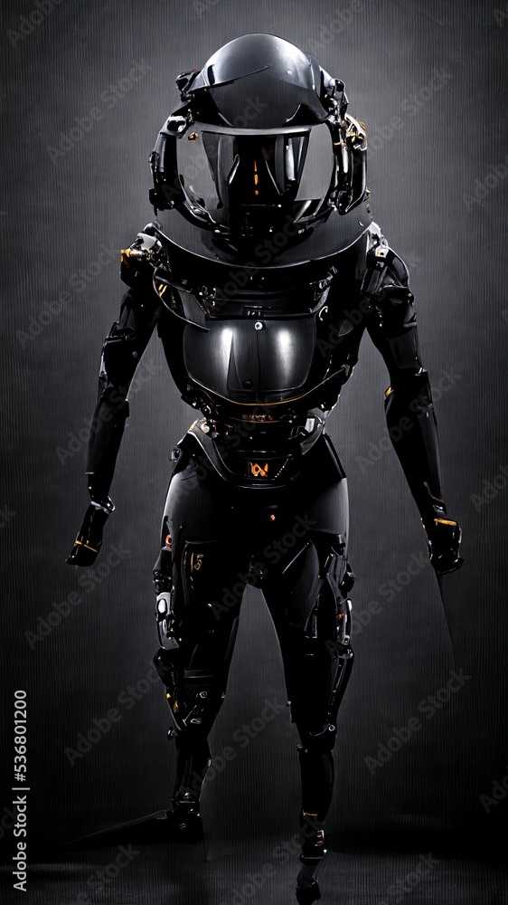Artificial intelligence. Robots. Futuristic interpretation. Future 2025.