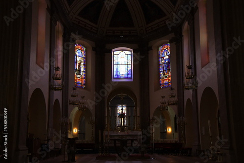 L'église catholique Saint Louis, ville de Fontainebleau, département de Seine et Marne, France