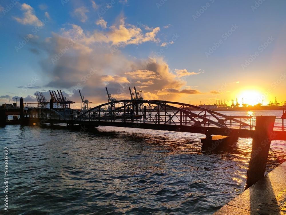 Bridge at Hamburg Port