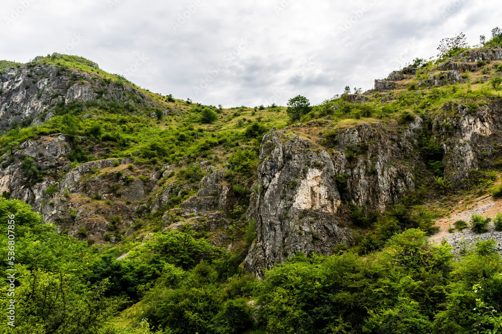 Sohodol Gorges (Cheile Sohodolului) in the Valcan mountains, Gorj county, Romania.