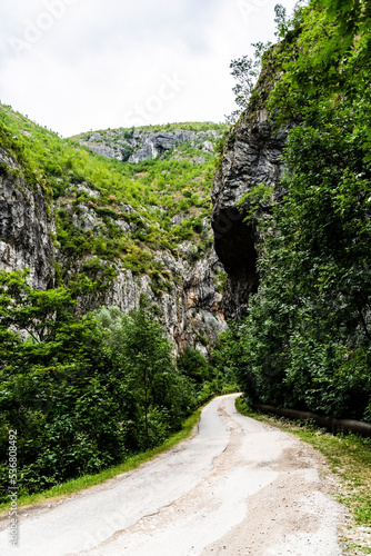 Sohodol Gorges (Cheile Sohodolului) in the Valcan mountains, Gorj county, Romania.