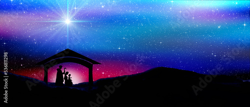 Canvas Print The Star of Bethlehem, or the Christmas Star