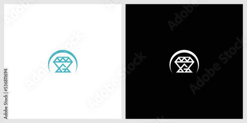 Letter g diamond gems logo and icon design vector concept for template