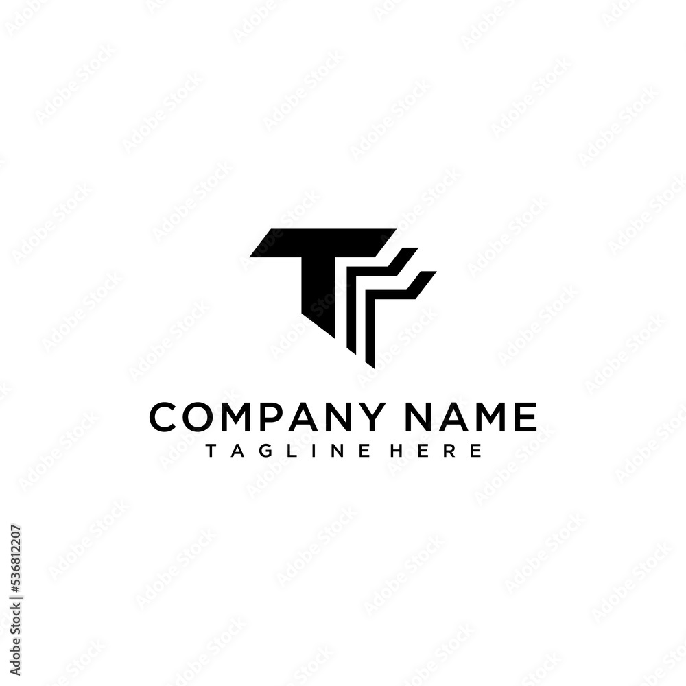 initial business identity letter T initial business identity letter T