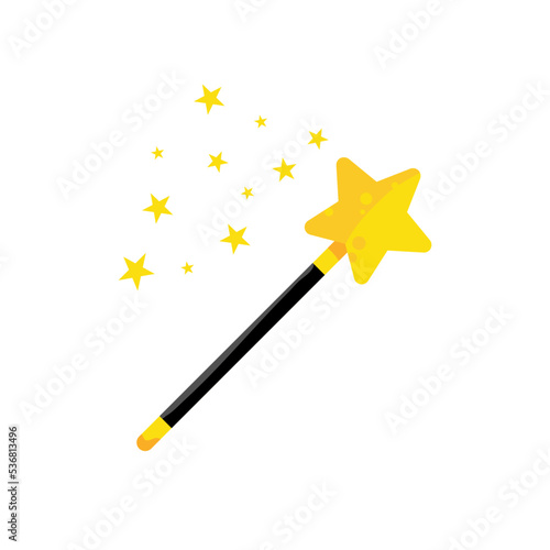 Magic Wand - Vector Illustration